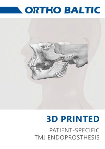 Custom-made mandibular joint endoprosthesis