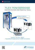 FLEX POWDERDOSE - Automated Gravimetric Solid Dispensing / Dosing