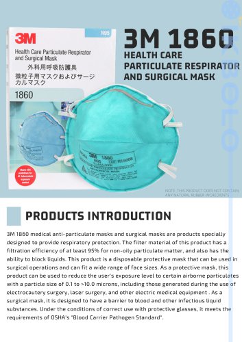 N95 RESPIRATOR / MEDICAL