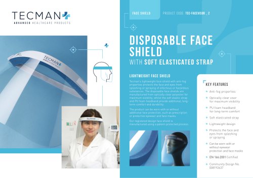 Disposable Face Shield Product Information