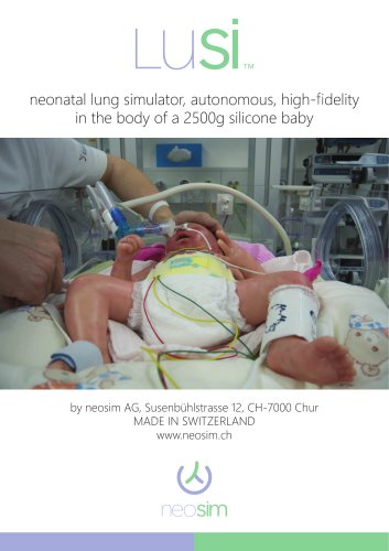 Neonatal lung simulator