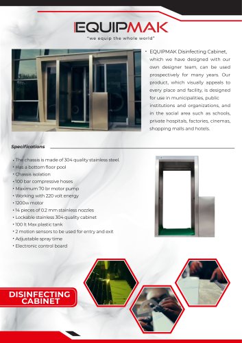 EQUIPMAK Disinfecting Cabinet