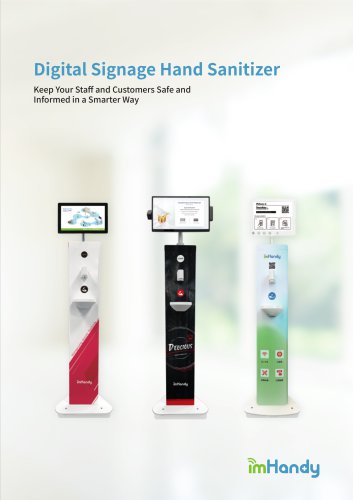 iMHandy Digital Signage Hand Sanitizer