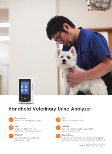 Ui-10vet Handhold urine analyzer, automatic urine analyzer