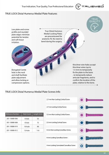 TRUE LOCK Distal Humerus Medial