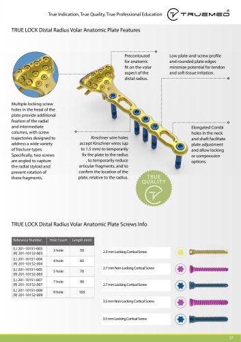 TRUE LOCK Distal Radius Volar