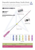 Disposable aspiration biopsy needle(Hook)