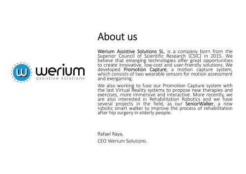 Werium products