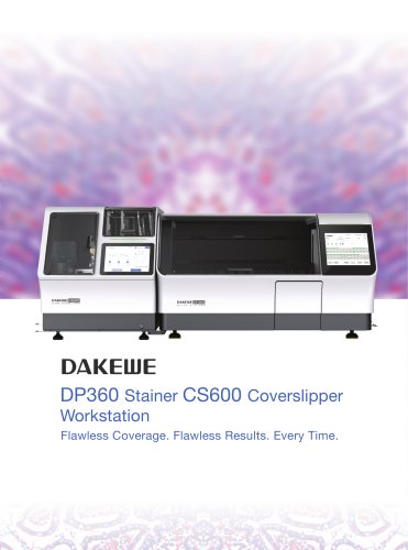 Dakewe DP360 stainer and CS600 coverslipper
