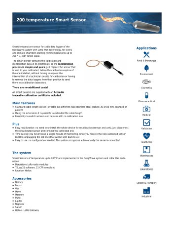 200°C temperature Smart Sensor