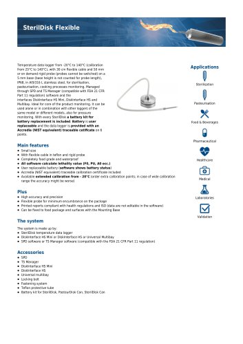 SterilDisk Flexible data sheet