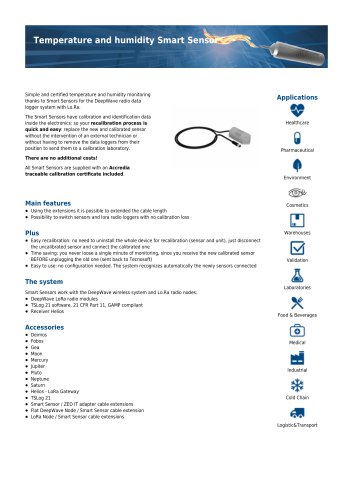 Temperature and humidity Smart Sensor