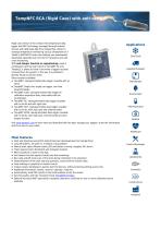 TempNFC RCA Rigid Case with anti-tamper data sheet