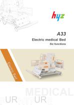 HYZ Six function electric hospital bed A-33