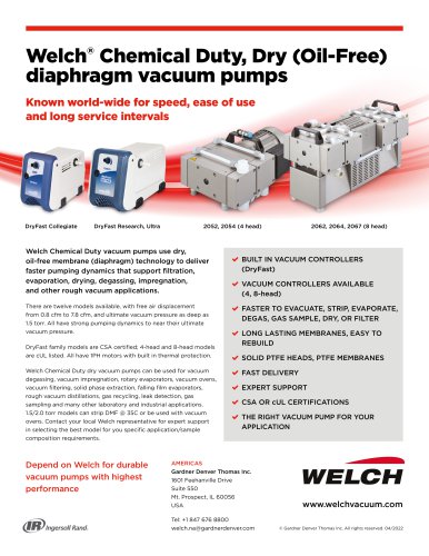 Diaphragm Pump Brochure