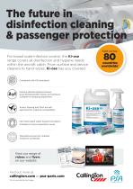 The future in disinfection cleaning  & passenger protection