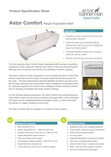 Astor Comfort Bath