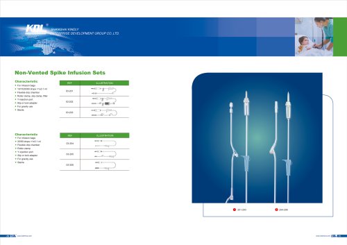 Non-Vented Spike Infusion Sets