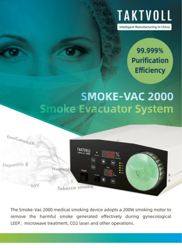 Smoke Evacuator System SMOKE-VAC 2000