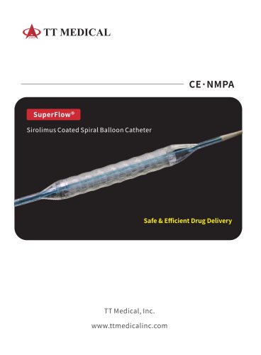 SuperFlow® Sirolimus Coated Scoring Balloon Catheter