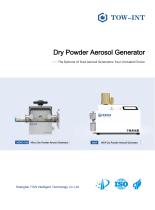 Dry Powder Aerosol Generator Brochure