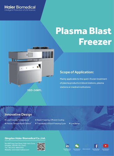 Haier Plasma Blast Freezer XSD-24WFL