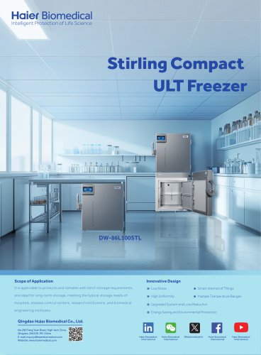 Stirling Compact ULT Freezer DW-86L100STL