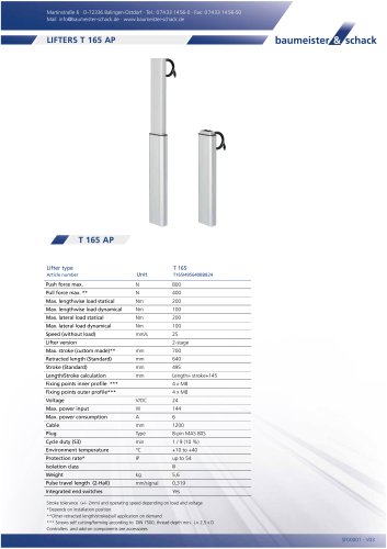 LIFTERS T 165 AP