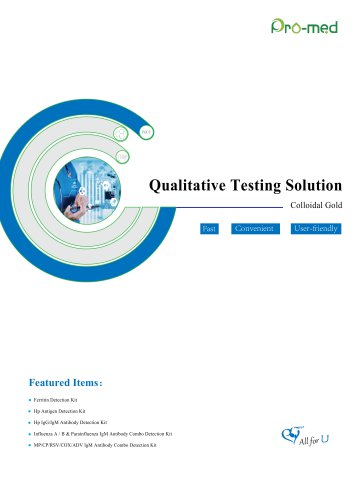 Qualitative Testing Solution Colloidal Gold