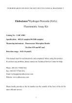 Elabscience®Hydrogen Peroxide (H2O2)  Fluorometric Assay Kit