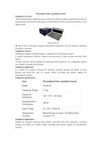 Physiological Data Acquisition System PM-FCP8