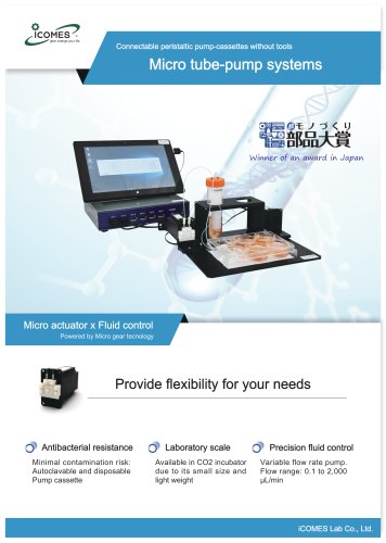 Micro tube-pump systems