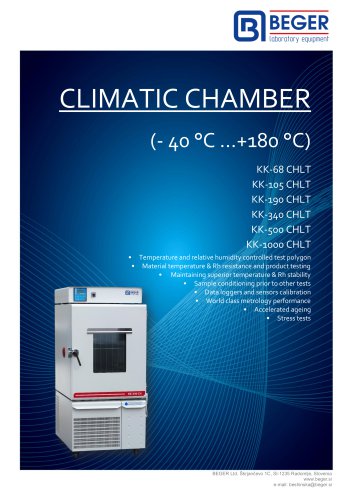 Climatic chamber