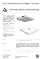 LAM-Line. Laminar airflow ceilings