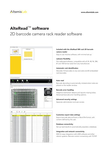 AlteRead™ software