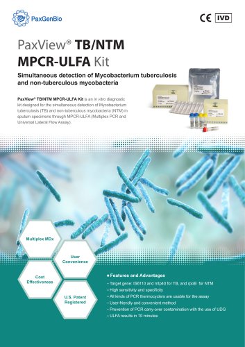 PaxView® TB/NTM   MPCR-ULFA Kit