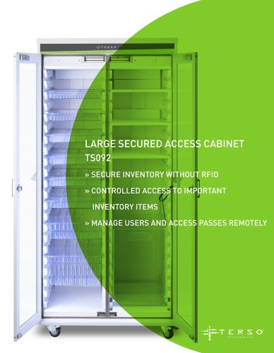 LARGE SECURED ACCESS CABINET