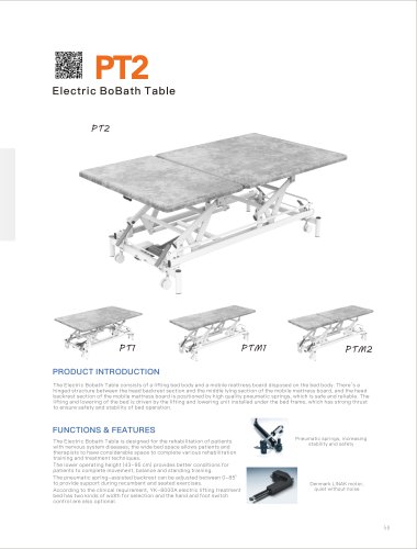 Yeecon PT1 PT2 PTM1 PTM2 Bobath Table