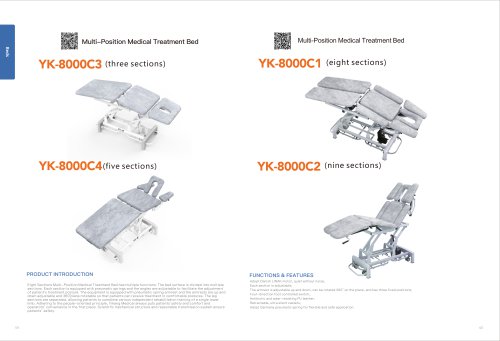 Yeecon YK-8000C1/C2/C3/C4 Treatment Bed