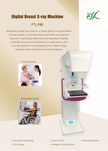 Fatali Medical Equipment Digital Breast Xray machine FTL-FB5