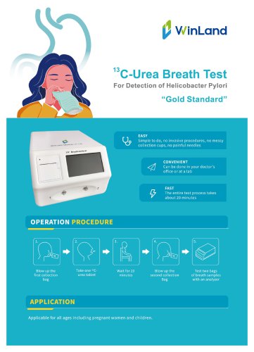 13C Urea Breath Test Analyzer WLD500