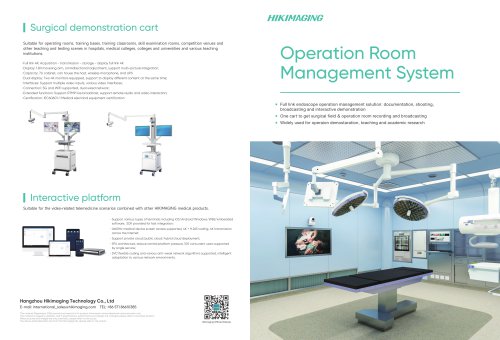 Hikimaging 4K OR video system