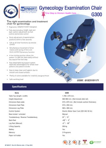 Gynecology Examination Chair G300