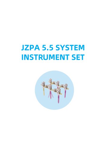 JZPA 5.5 Spine System Instrument Set 93329901