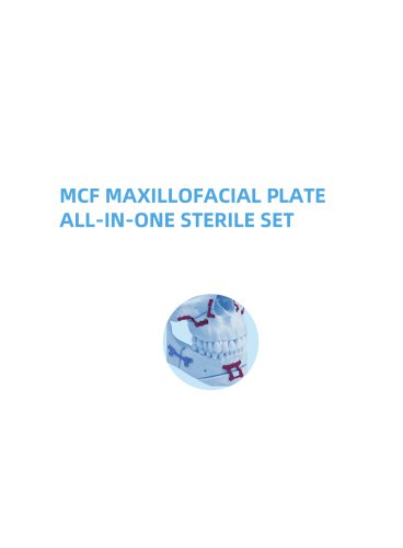 MCF Plate Screw All-in-One Sterile Set | MCF-AIO-SET