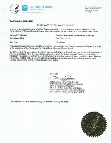 FDA Certificate.VR6568.MR6532