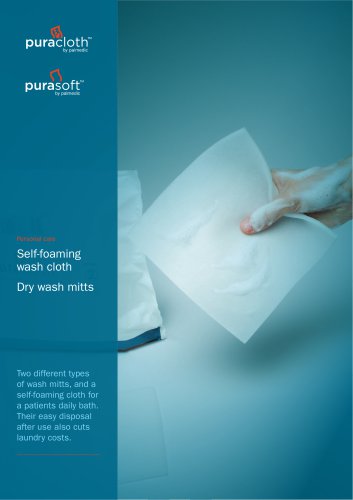 Personal care Self-foaming wash cloth