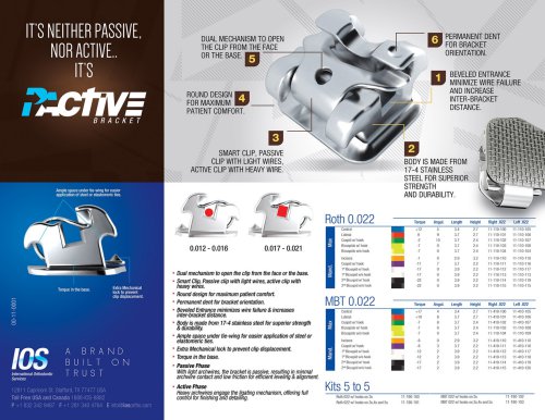 Pactive Bracket00-11-000