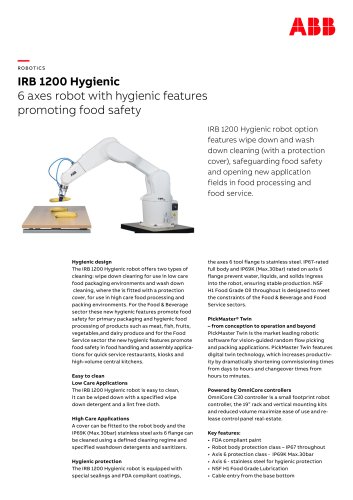 IRB 1200 Hygienic