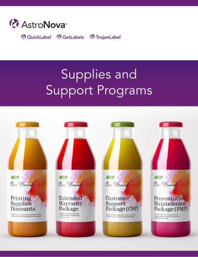 Supplies and Support Programs